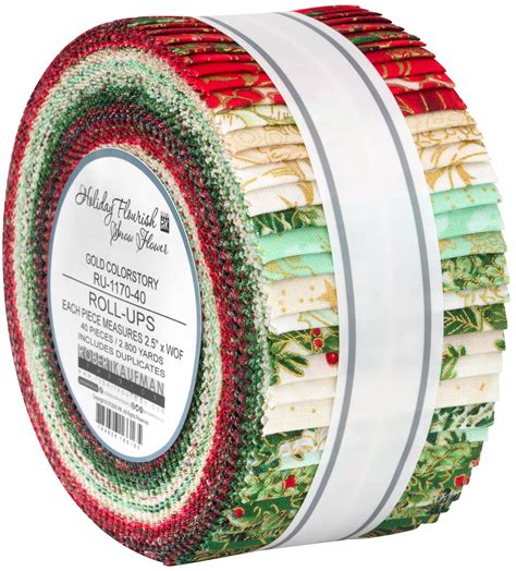 robert kaufman christmas jelly roll